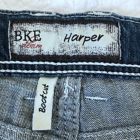 BKE Denim Buckle Harper Bootcut Jeans 36L - Picture 5 of 11
